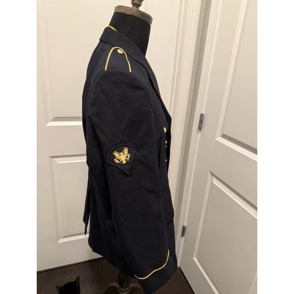 Army Service Uniform Enlisted Men's Coat Size 39RC ASU Dress Blues Used - Picture 2 of 10